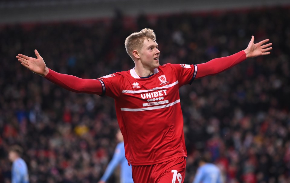 Josh Coburn has scored two in his last two for Middlesbrough