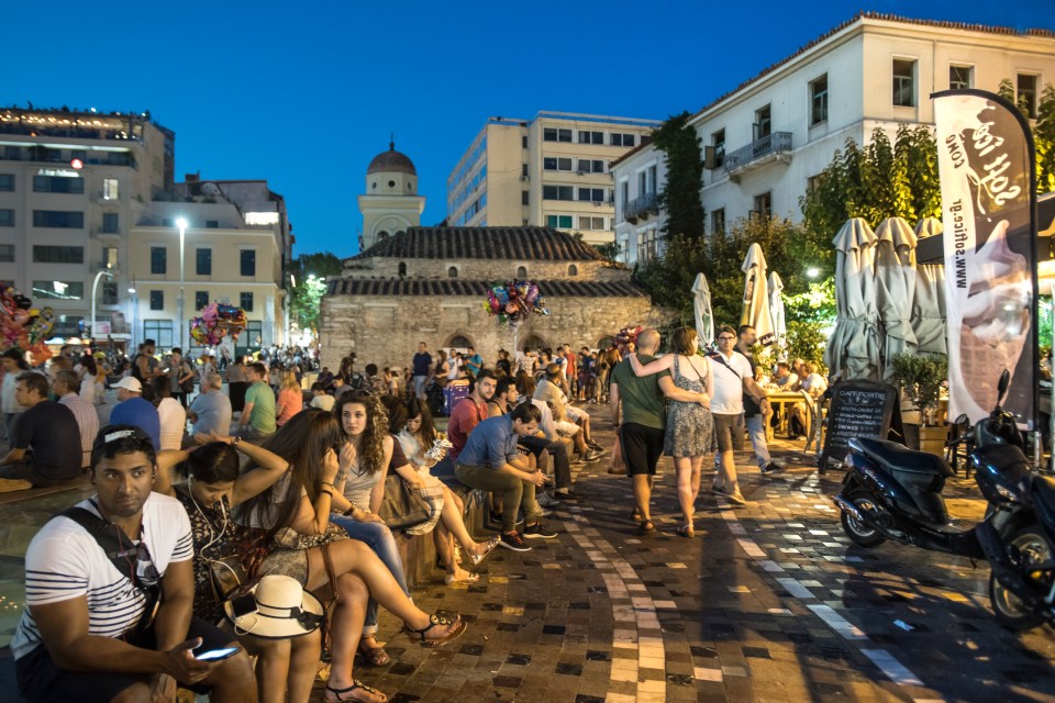 Visit the fun-filled Monastiraki Square