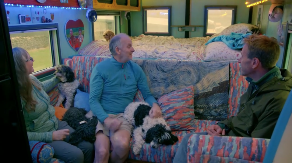 Retirees John and Jackie live full-time off the grid