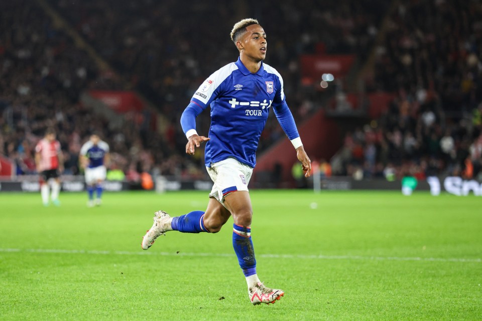 The winger is shining on loan at Ipswich Town