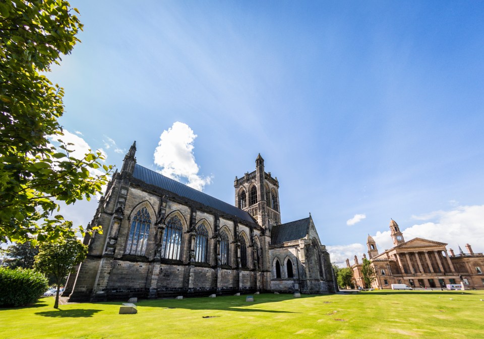 The abbey is one of the most visited sites in Paisley