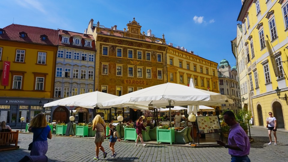 The Old Town's large square is a perfectly preserved time capsule