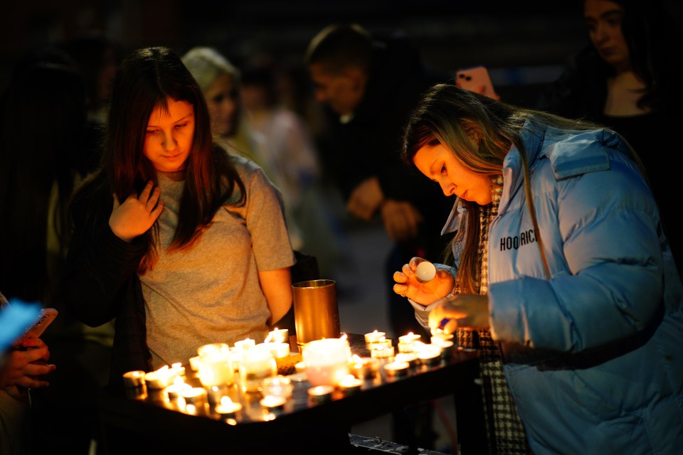 A vigil is being held for two boys who were stabbed to death in Bristol