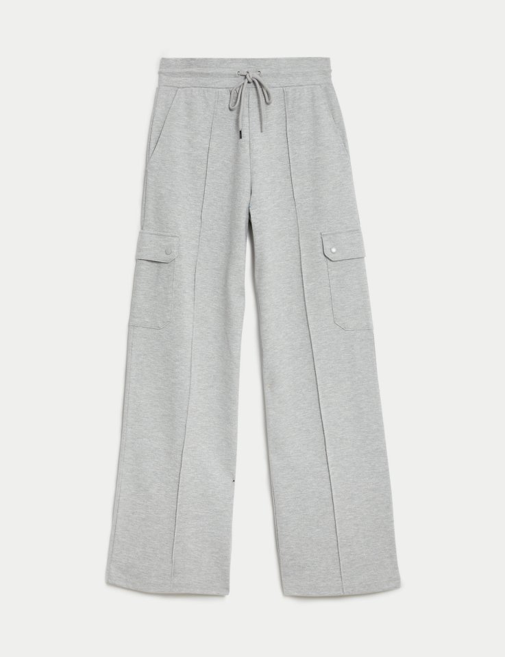 M&S' Ponte Utility Wide Leg Trousers are available in sizes 8 to 24