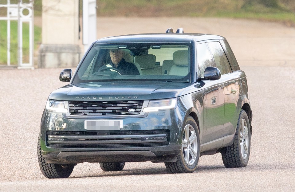 He was seen driving near his Windsor home