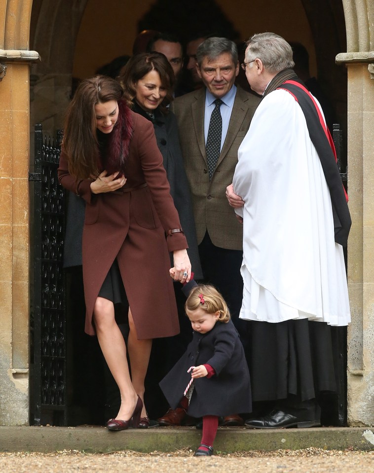 The Middletons attended a celebratory tea party at Bucklebury memorial hall after his conviction was quashed