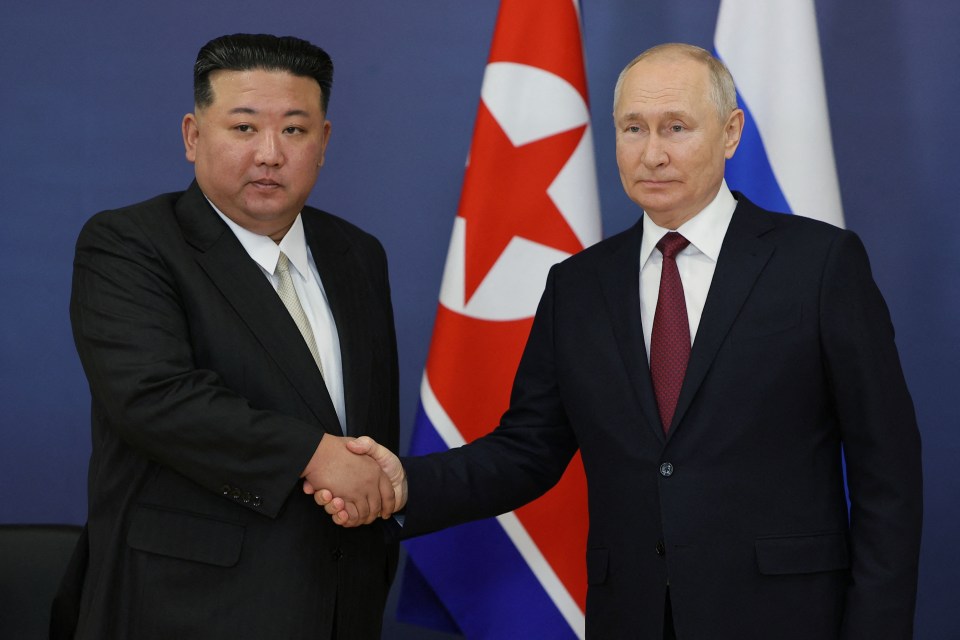 Kim Jong-un and Vladimir Putin have sent a chilling warning to the West as they vowed to establish a 'new world order'