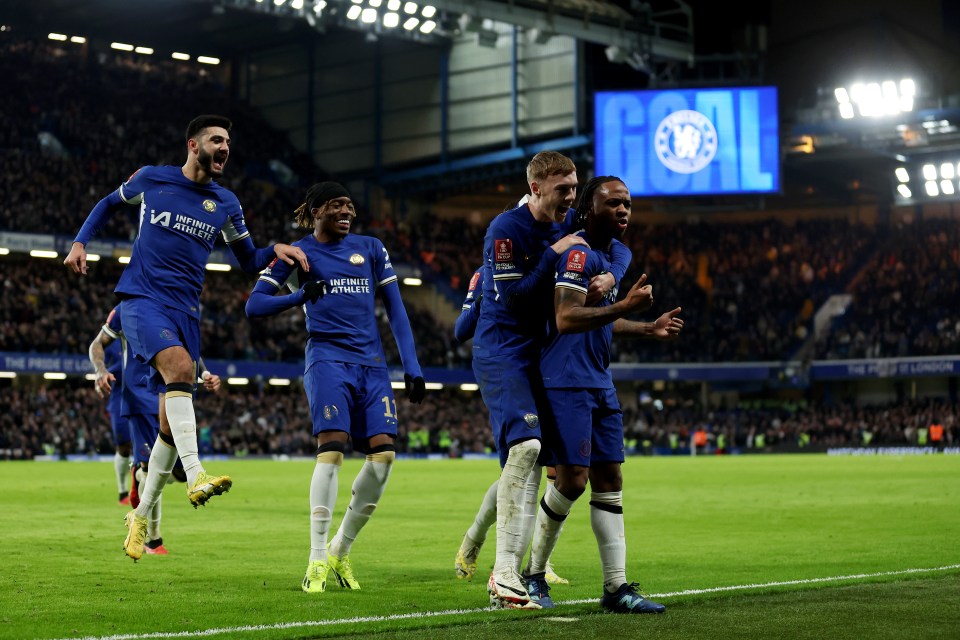 Chelsea beat Preston by a four goal margin in the third round