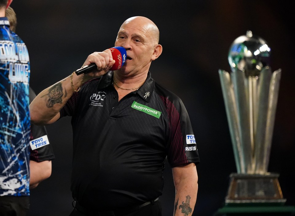 Russ Bray announced he would be retiring after the PDC World Darts Championship