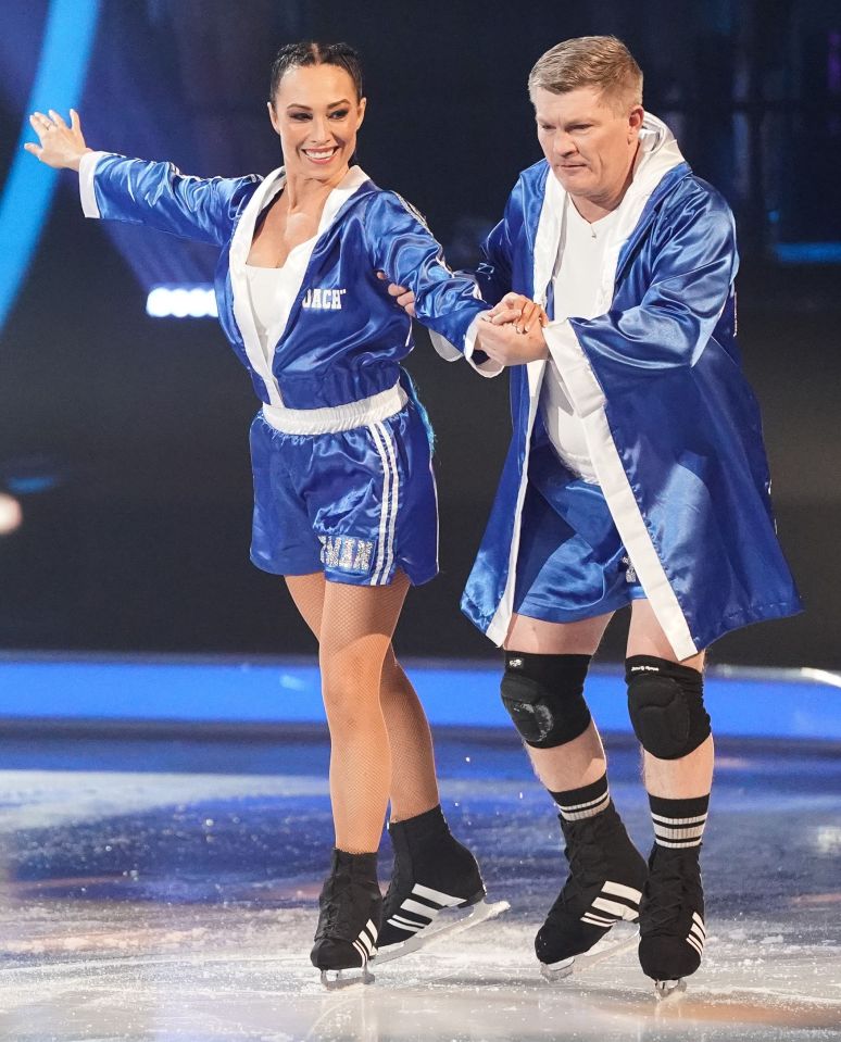 Ricky pictured with DOI partner Robin Johnstone