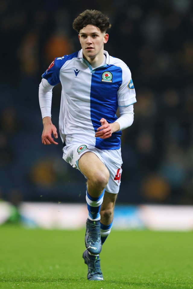 Rory Finneran made his Blackburn debut aged just 15