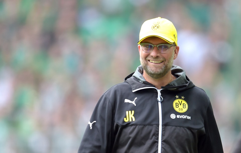 Klopp won two league titles during seven years as Borussia Dortmund manager