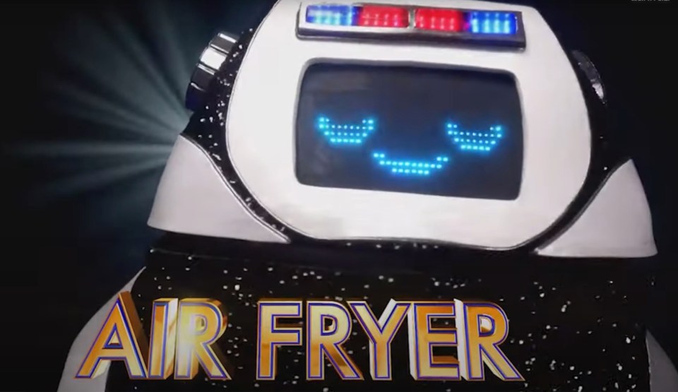 , Its definitely her say The Masked Singer fans who claim they know Air Fryer is huge TV presenter, Masked singer – Air Fryer, Credit:ITV