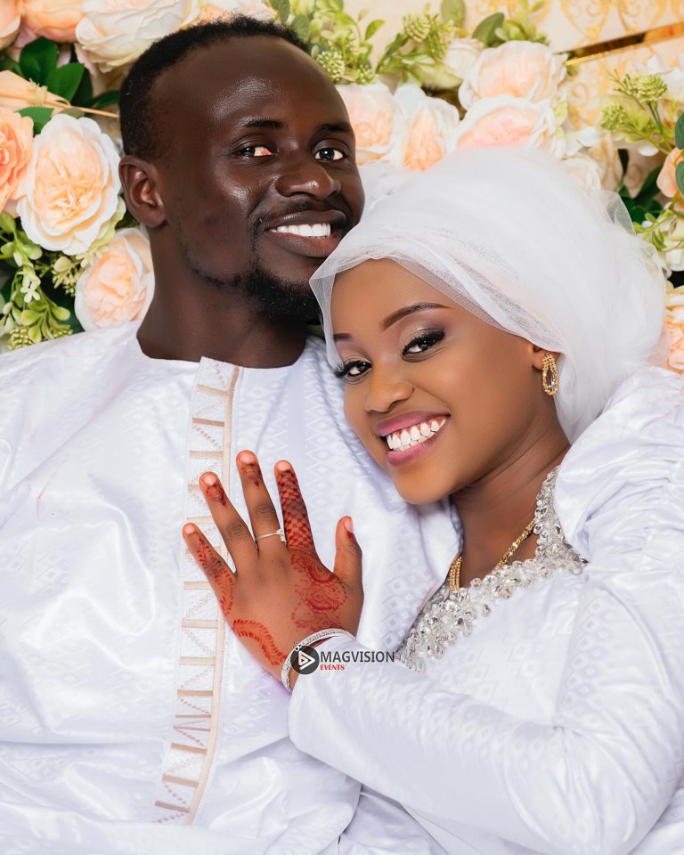 The couple tied the knot in a secret ceremony in Senegal on Sunday