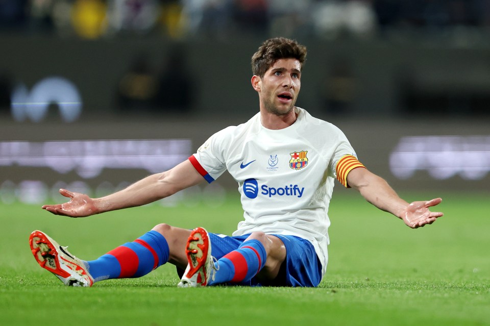 Sergi Roberto has been at Barcelona for 14 years but could leave this year