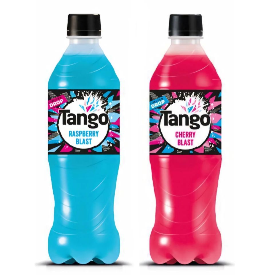 Tango is set to release the raspberry and cherry blast flavours