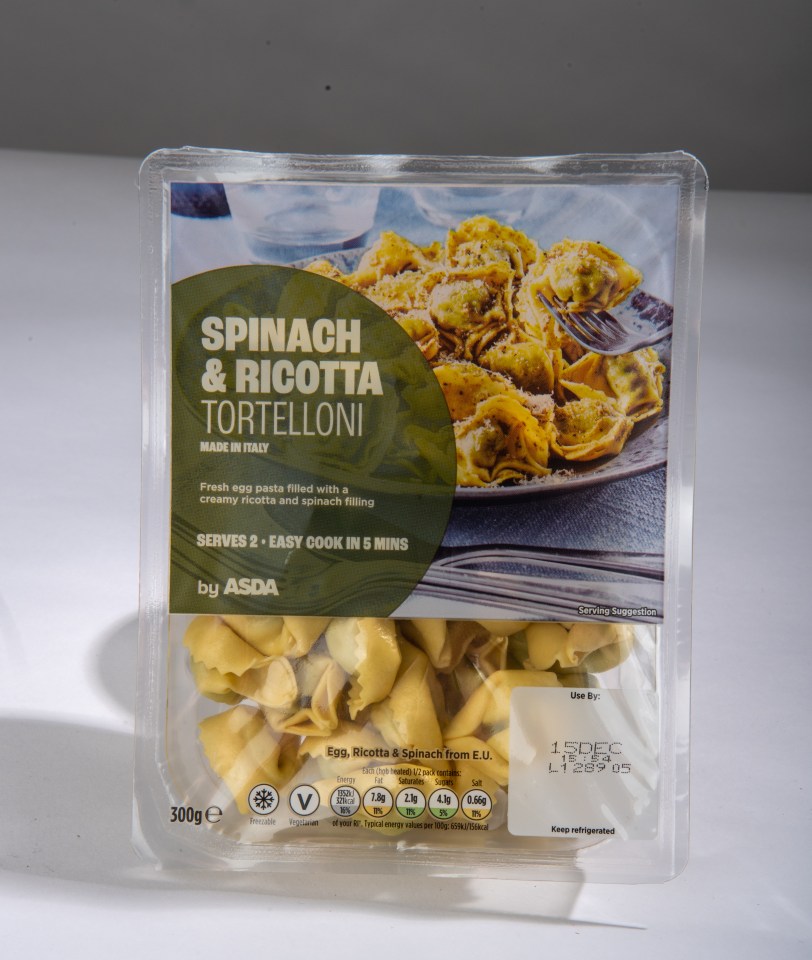 Asda's pasta offering was extremely bland