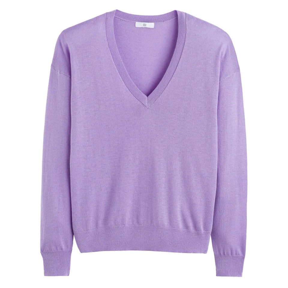 This lilac jumper is down from £26 to £16.90