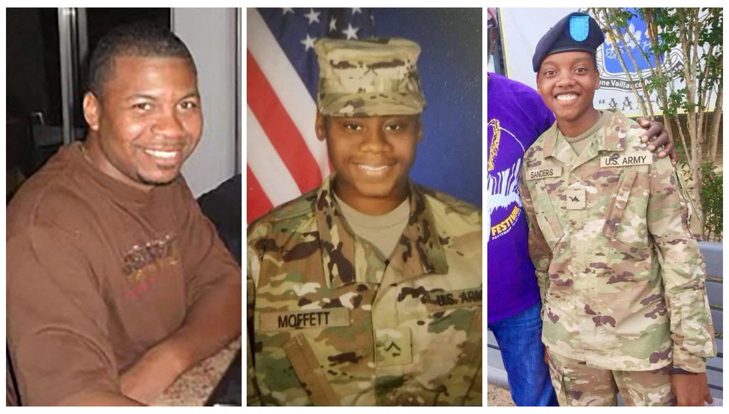 The three killed US troops have been named as Sgt William Rivers, 46, Specialist Kennedy Sanders, 24, and Specialist Breonna Moffett, 23