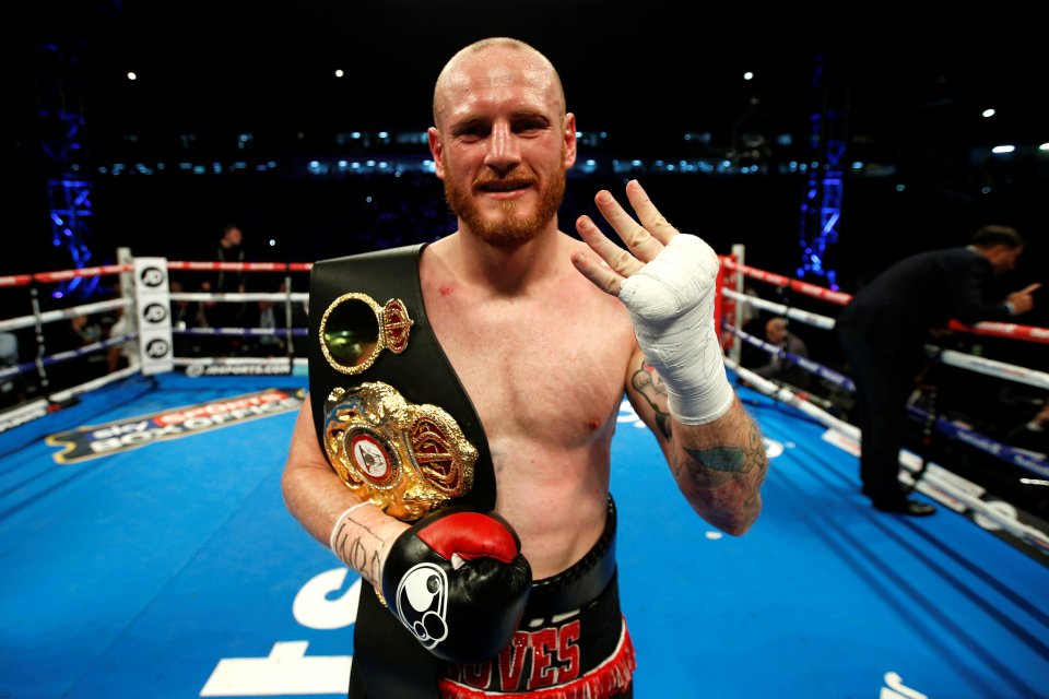 Groves was confronted by Fury over his backing for Usyk