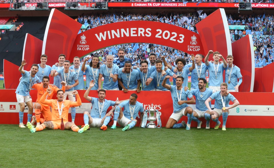 Current holders Manchester City kick off their defence of the trophy on Sunday