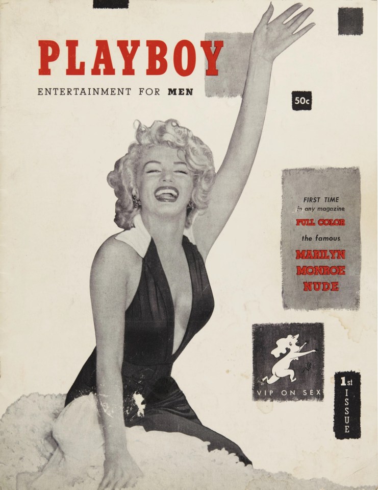 The first ever edition of Hugh Hefner’s iconic magazine, with Marilyn Monroe on the cover, once sold for £3,000