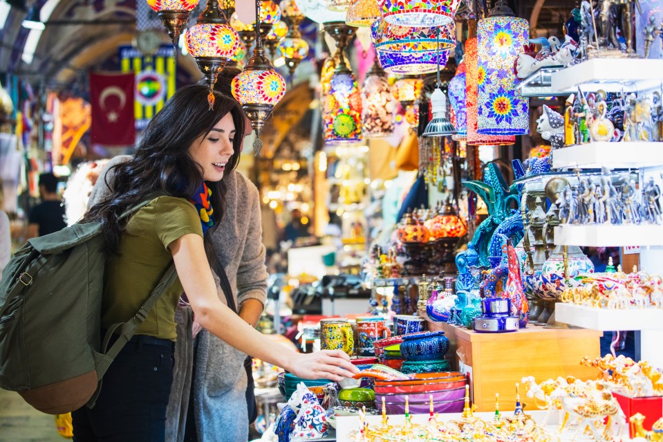 Standing in the middle of one of 60 heaving lanes in Istanbul’s Grand Bazaar