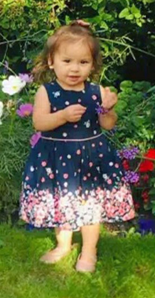 Toddler Zahra Ghulami sustained serious head injuries at her home in Gravesend