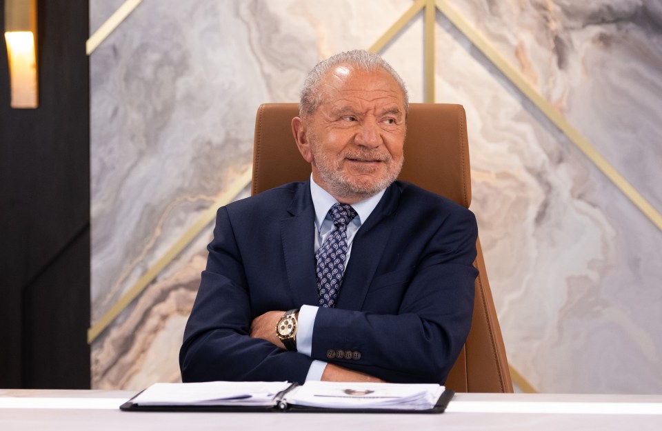 Lord Sugar had contestants laughing in the boardroom