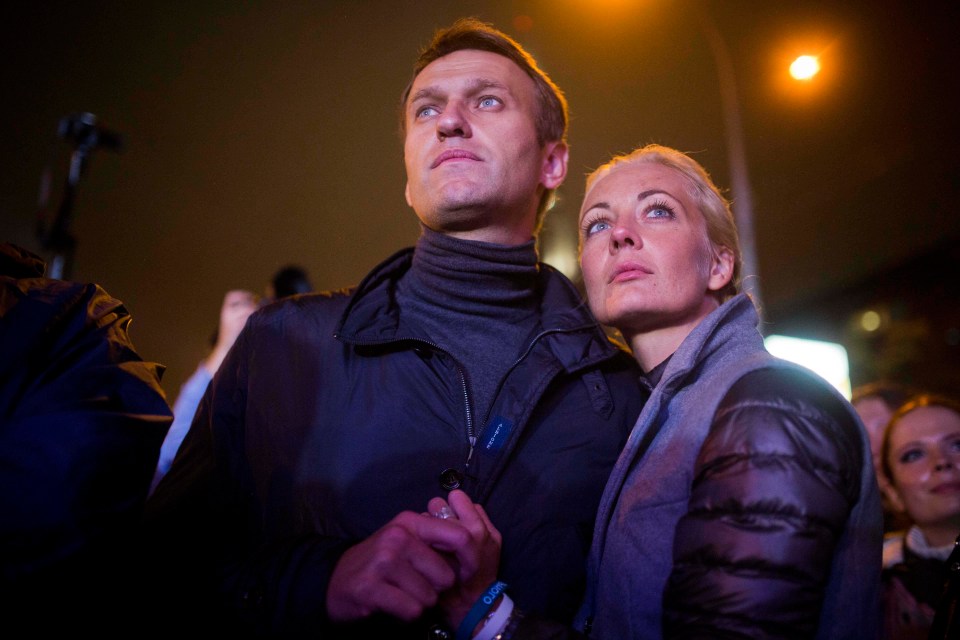 Meanwhile Navalny’s wife Yulia has claimed Putin tortured him to death