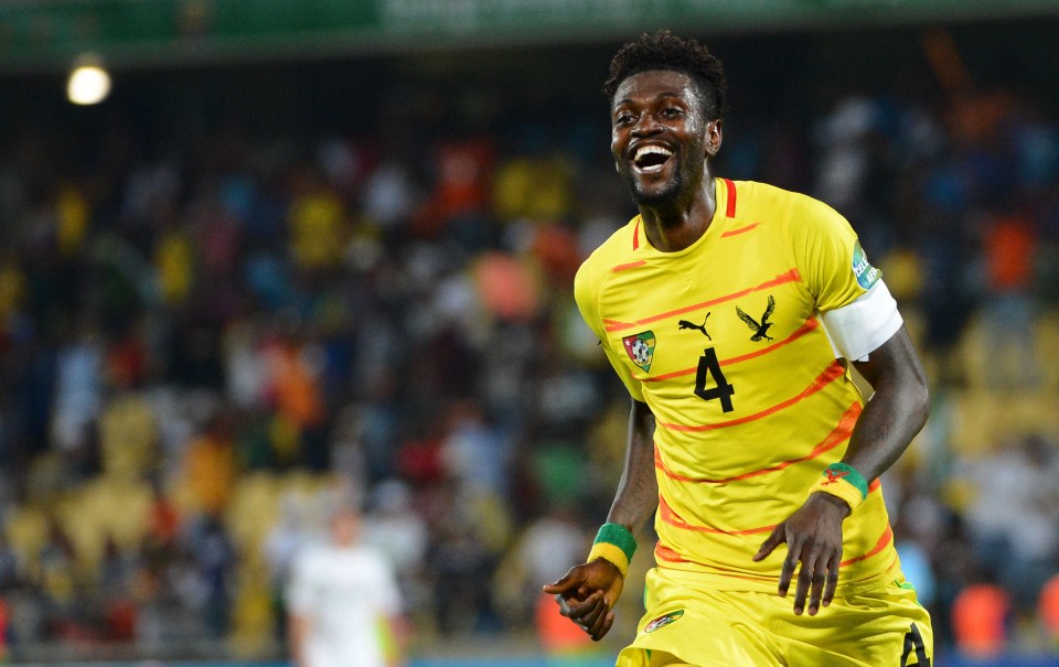 Adebayor made 87 appearances for Togo