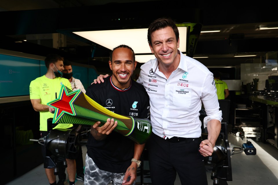 Toto Wolff paid tribute to his departing legend