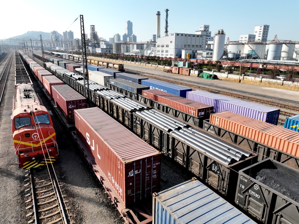 The 'Tsar Train' is made up of 2,100 freight cars