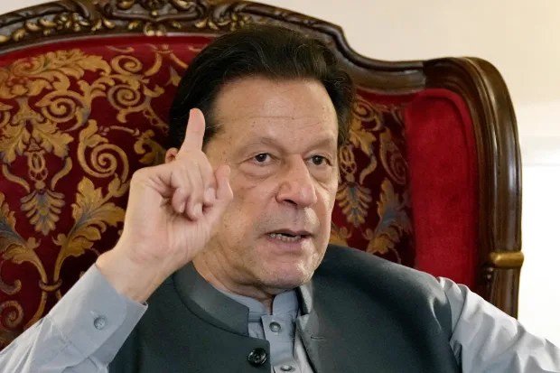 Imran, 71, has been barred from Pakistan's national elections on Thursday