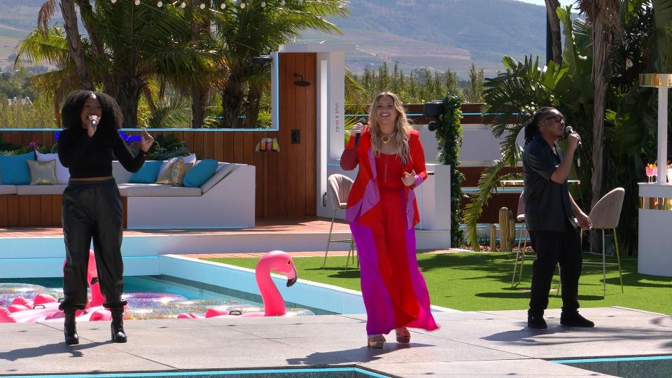 Ella surprises the All Stars with a VIP pool party