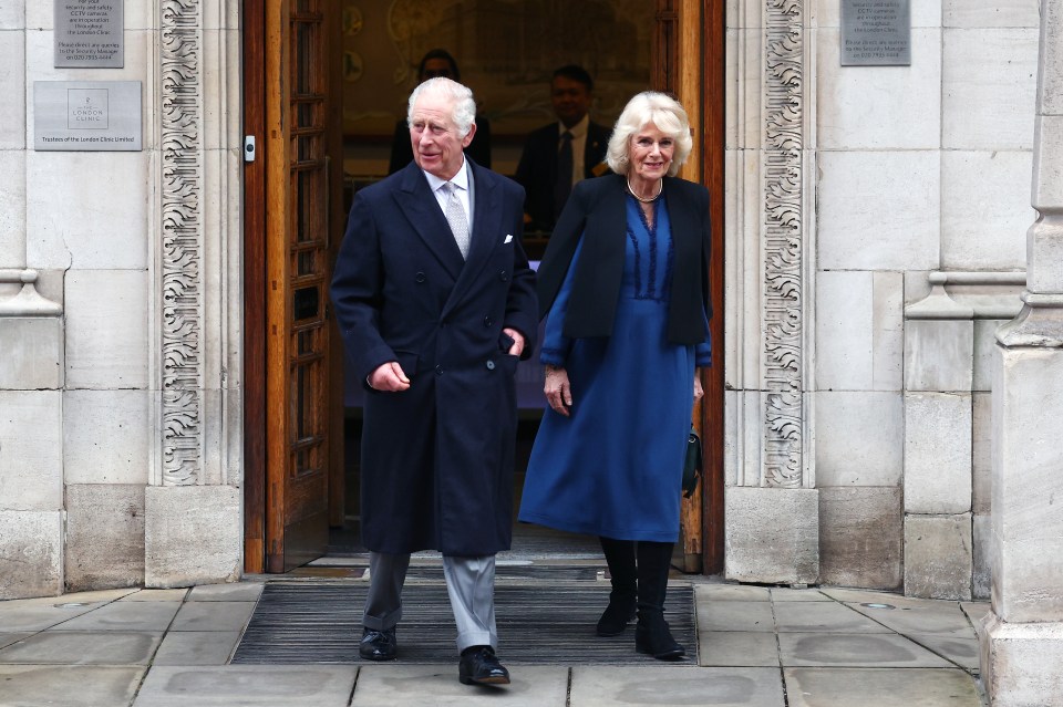 Queen Camilla took King Charles to the hospital and picked him up when leaving