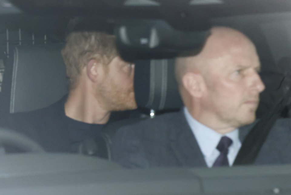 Prince Harry flew to the UK yesterday to see King Charles after his shock cancer diagnosis