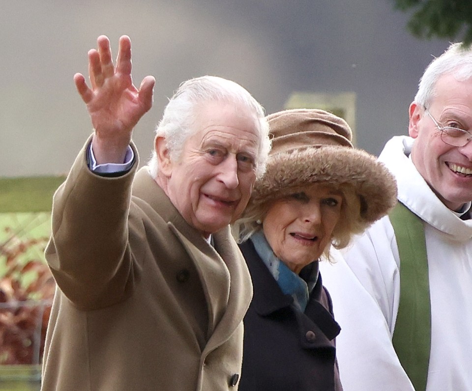 On Sunday, the King was pictured smiling and waving as he walked to church at Sandringham – his first sighting since leaving hospital