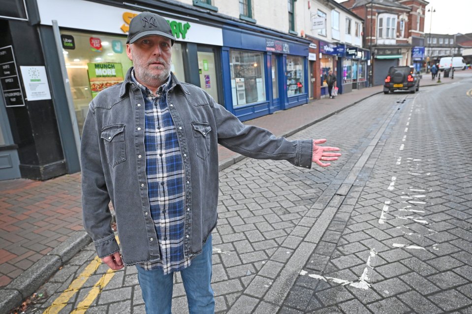 Wayne was slapped with a fine for parking in a 'loading bay'