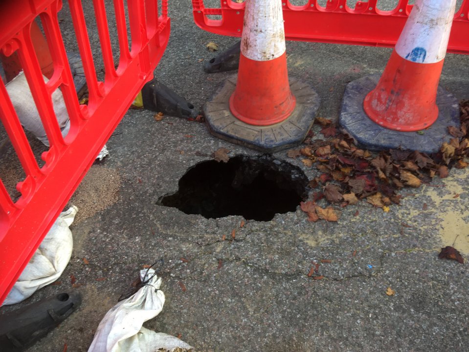 Recent sinkholes in Gloucester that have sparked a debate about whether Fred West used the underground tunnels