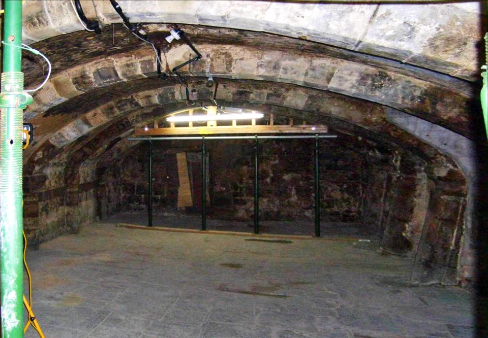 The tunnels under Monk’s Retreat in Gloucester