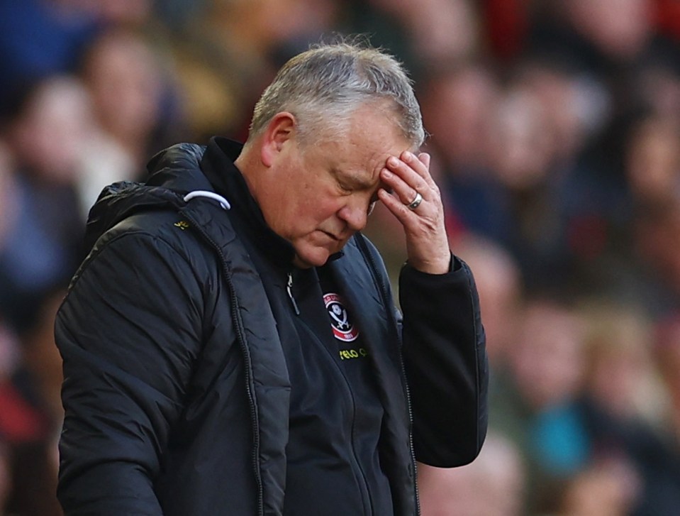 Chris Wilder watched his side suffer another thrashing at home