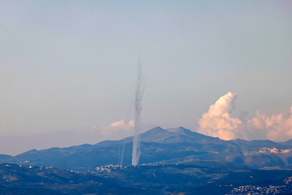 Rockets are fired from Lebanon into Israel