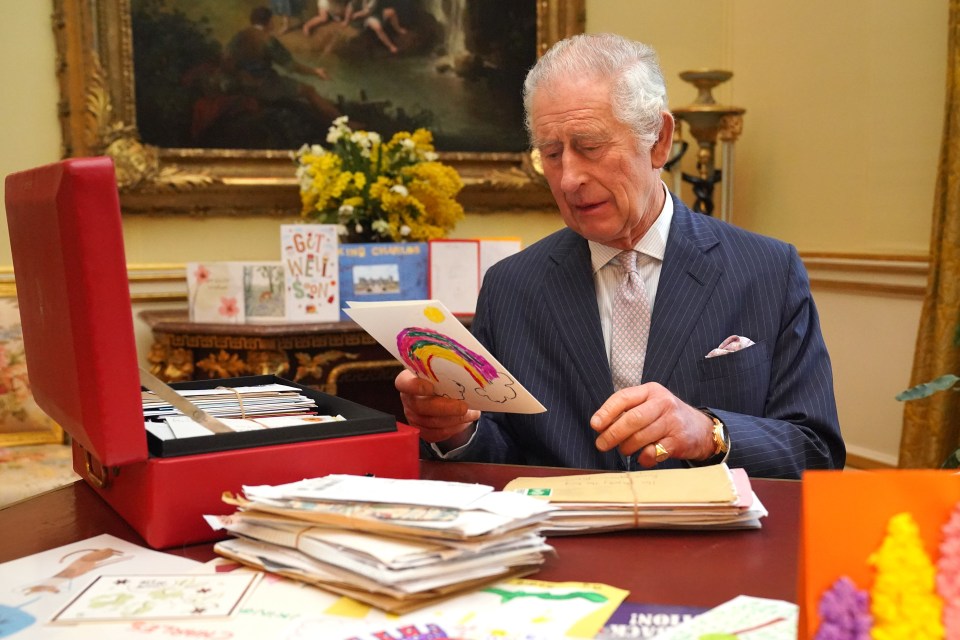 One touching card clearly written by a child urges him: 'Never give up. Be brave. Don’t push your limits'