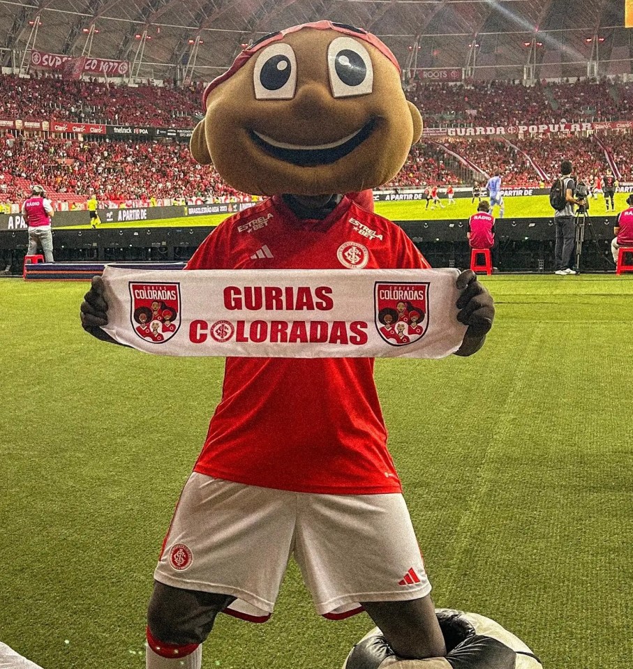 The Internacional mascot, known as Saci, has been suspended by the club over the claims