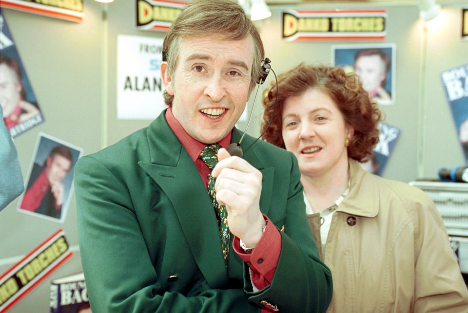 Alan Partridge (Steve Coogan) with his trusty PA Lynn (Felicity Montagu)