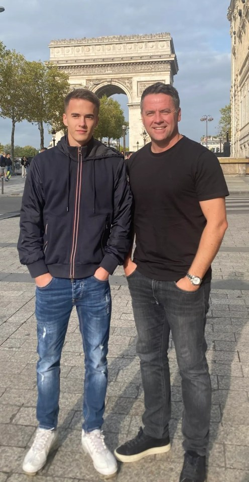 Michael Owen wished his son happy birthday on social media