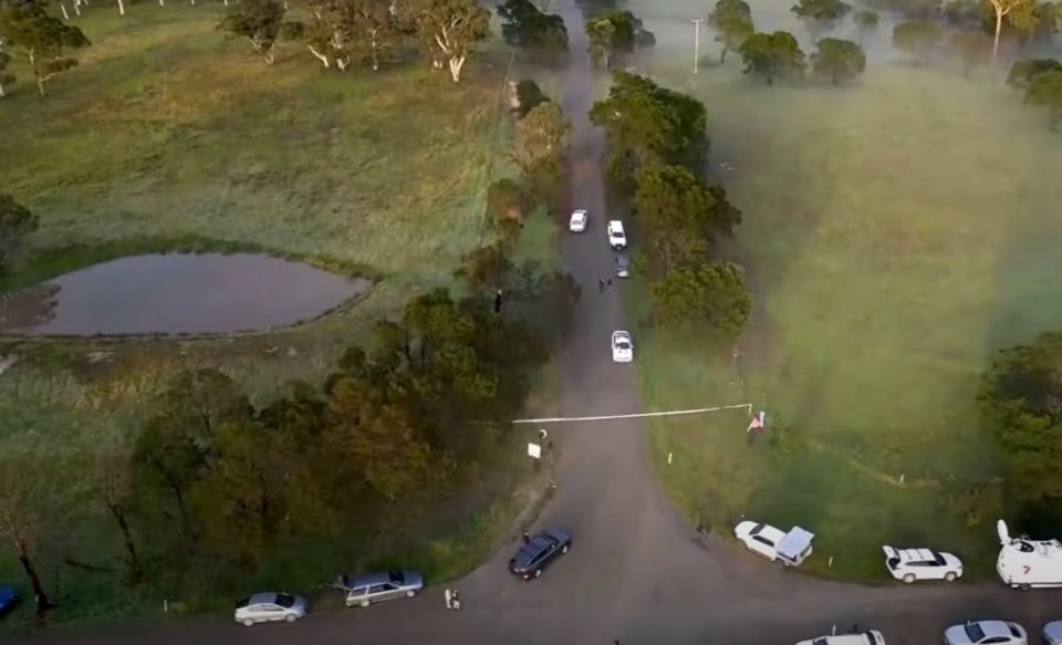 Police are scouring a remote site in Bungonia