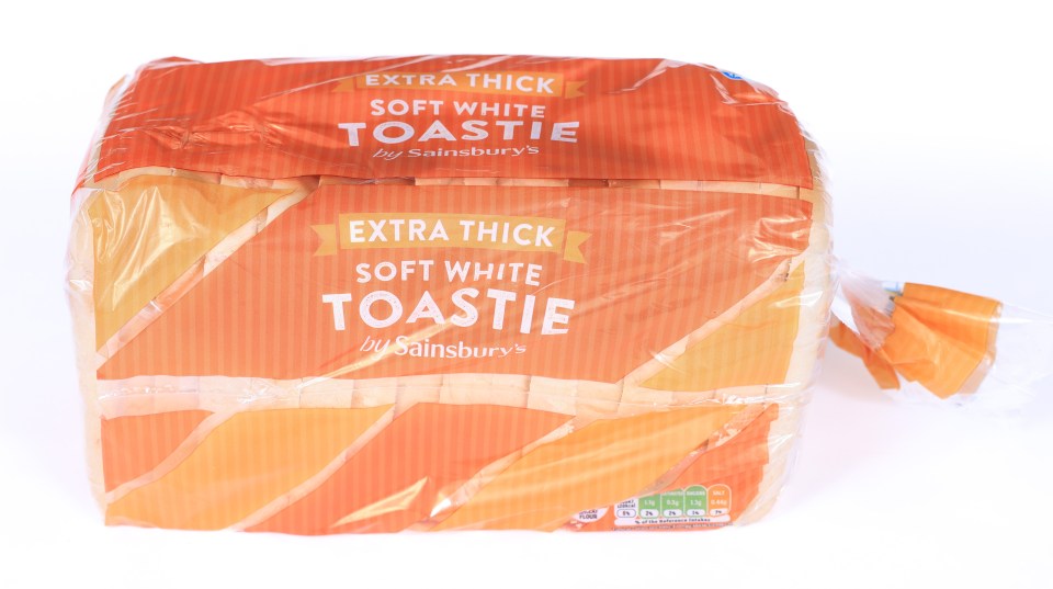 Sainsbury’s Extra Thick Soft White Toastie scored three out of five