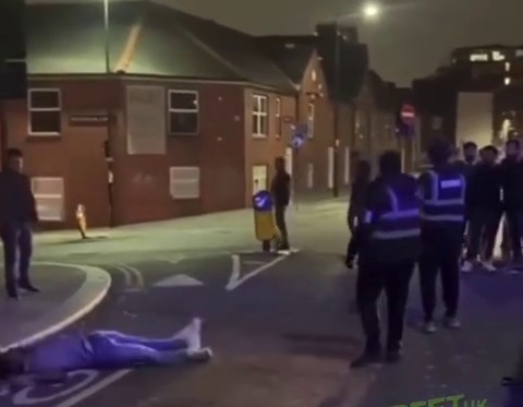 He appeared to be knocked out in the middle of a Sheffield road